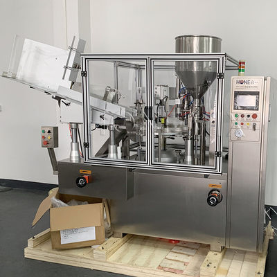 Industriële plastic buisvuller 2 kW zalfvulmachine en -verzegelmachine