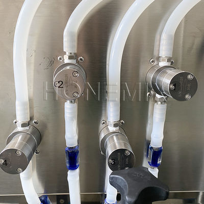 Automatische vloeistofvulmachines voor flessen 4 hoofd vullijn