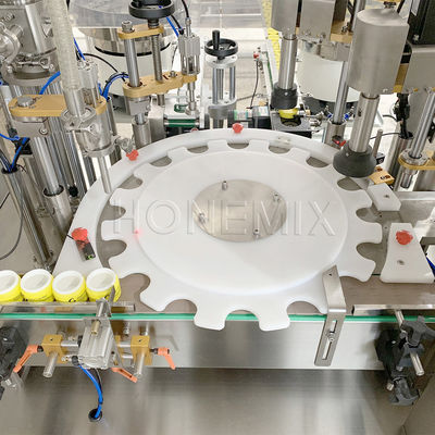 Cosmetische crème vulmachine Automatische roterende fles vulmachine