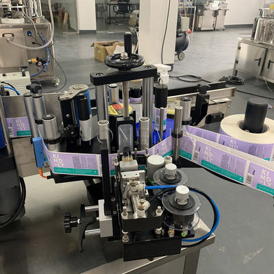 Volledig automatische ronde flesselabelmachine 1500W aangepast