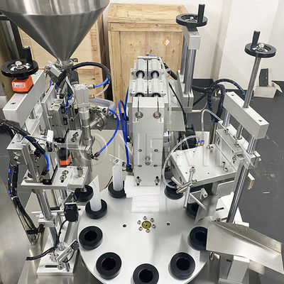 Rotary Ultrasonic Plastic Tube Filling And Sealing Machine half automatisch