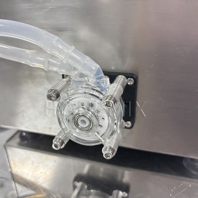 Vloeibare olieflessen vulmachine semi-automatische peristaltische pompvuller