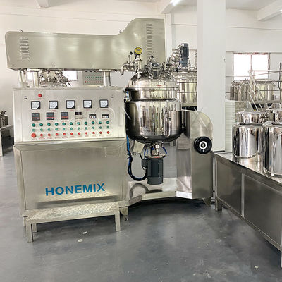 Vacuüm-homogeniserende emulgatormixer 4 kW Body Cream Mixer Machine