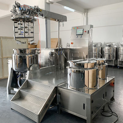 Op maat gemaakte vacuümemulgerende mixer Automatische gelmachine