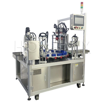 Roterende vloeistofvulmachines voor parfumflessen Volledig automatisch Compacte structuur