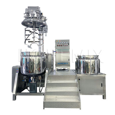 Vaste vacuüm-homogeniserende crème-mixer Hydraulische opheffende dubbele helixmixer