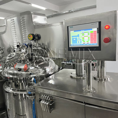 Automatische vacuümhomogeniserende emulgator Dual Lifting emulgatieapparatuur