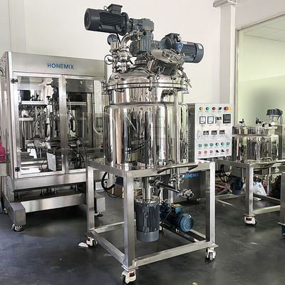 Cream Vacuum Emulgator Mixer Machine Bidirektionele Mixing Horizontale Motor