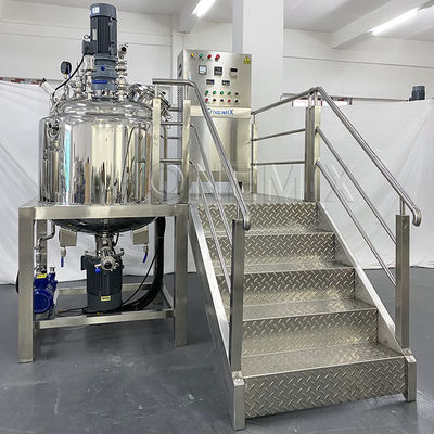 Vacuümontfoonende emulgerende mixer homogeniserende tank voor shampoopasta