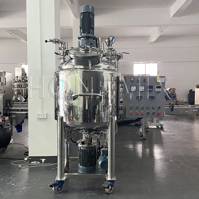 300L High Shear Vacuum Emulgative Mixer Verplaatsbaar voor ketel zalf