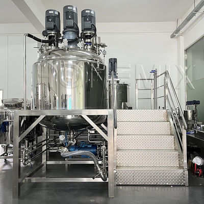 Vaste vacuümemulgator 1000L tandpasta-machine 5,5 kW