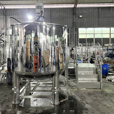 Industriële wasmachine voor het maken van wasmiddelen en zeep 3000L roestvrij staal