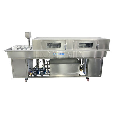 Roterende hulpapparatuur 1.25 kW Dubbellijn flessenwasmachine