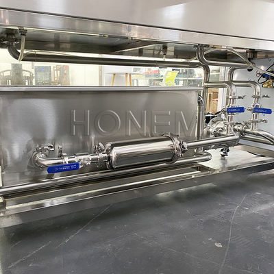 Roterende hulpapparatuur 1.25 kW Dubbellijn flessenwasmachine