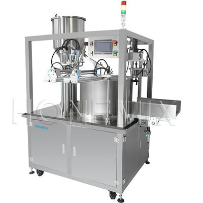 1.5KW Automatische verpakkingsmachine Twee koppen vulscrew capping machine