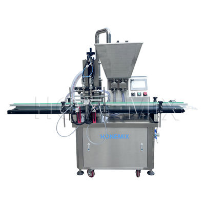 Automatische tandwielpomp badlotion Twee koppen vulmachine Pneumatisch voedingsmateriaal