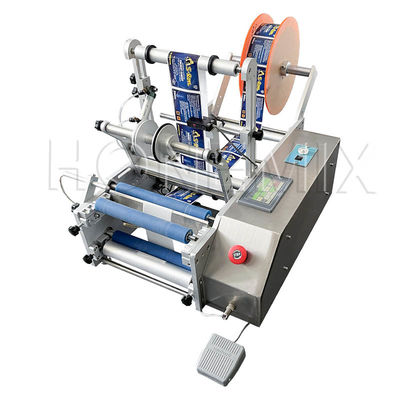 Kleine tafelsticker etiketteringsmachine 100W semi-automatisch nauwkeurig