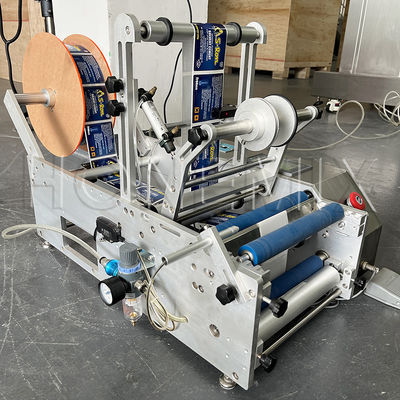 Kleine tafelsticker etiketteringsmachine 100W semi-automatisch nauwkeurig