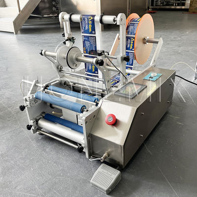 Kleine tafelsticker etiketteringsmachine 100W semi-automatisch nauwkeurig