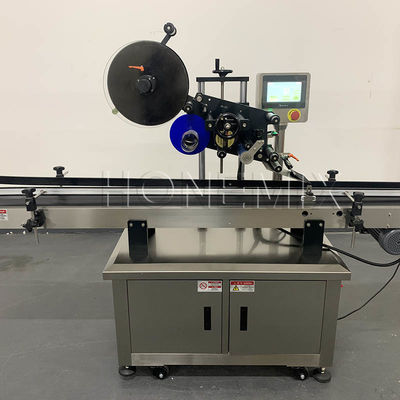 Top Plane Sticker Labeling Machine 2KW aangepast voor potfles