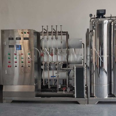 Tweefasige waterzuiveringsinstallatie met omgekeerde osmose SUS304 met EDI Pure-systeem