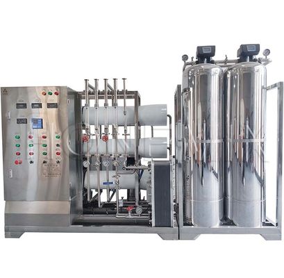 Tweefasige waterzuiveringsinstallatie met omgekeerde osmose SUS304 met EDI Pure-systeem