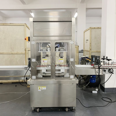 Vier hoofd Creme Filling Machine Tracking Servo Piston Capping Machine