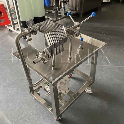Vlekvrye staal Parfummachine Precision Plate And Frame Filter