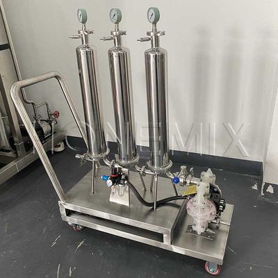 Vloeibare Parfummachine Drie-stappen Parfumfilter Roestvrij staal
