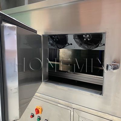 AC380V / 50Hz Automatische lippenstiftmachine Cosmetica Lipenstift koeling tunnel