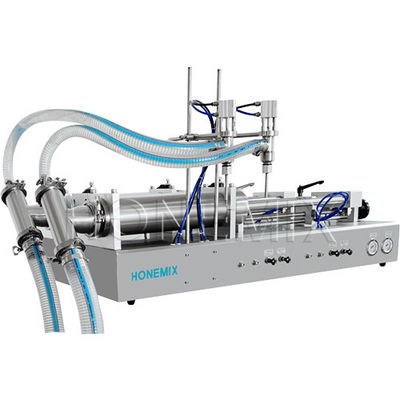 Cosmetica Twee-kop vulmachine zuiger horizontale vulmachine CE