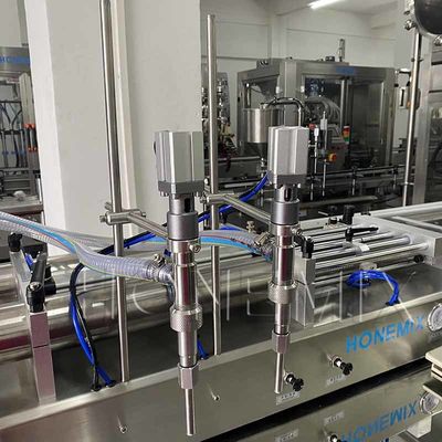 Cosmetica Twee-kop vulmachine zuiger horizontale vulmachine CE