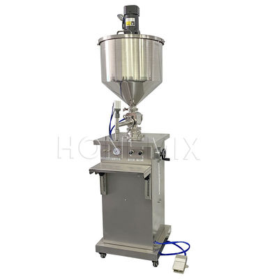 Food Jam Hopper Filling Machine Verticaal Mengpaddel Pneumatische besturing