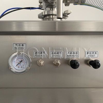 Verticale zuigervulmachine Pneumatische besturing Creme Filler Machine Veiligheid