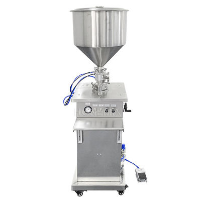 Verticale zuigervulmachine Pneumatische besturing Creme Filler Machine Veiligheid