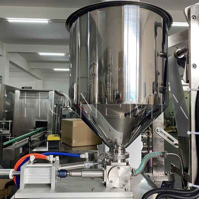 Haarcrème zakje vullen verpakking verzegelmachine datum printer