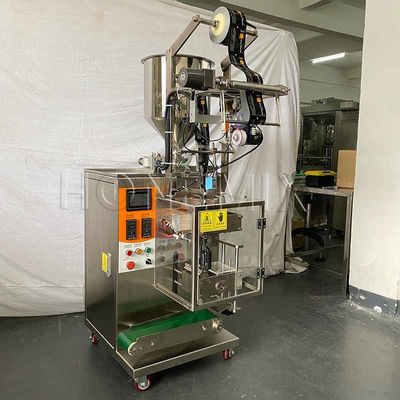 Haarcrème zakje vullen verpakking verzegelmachine datum printer