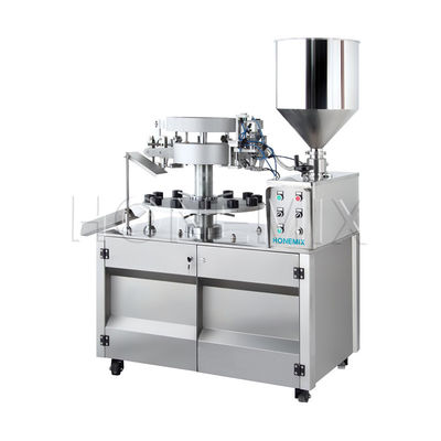 Precision Cosmetic Tube Filler Manual Aluminium Tube Filling And Sealing Machine