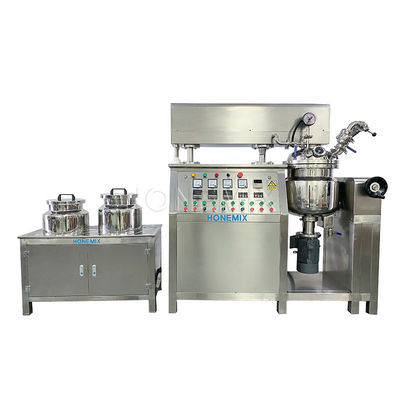 Laboratorium-type vacuüm emulgerende mixer machine roestvrij staal voor cosmetica crème
