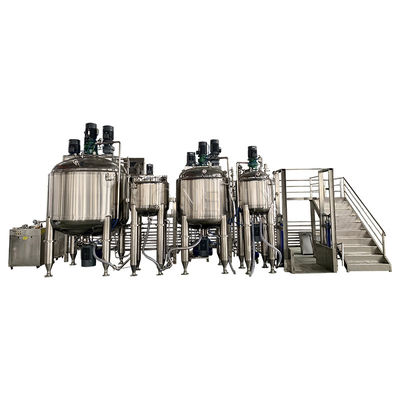 Industriële vacuümemulgeermesserauto Tandpasta-zalfmachine