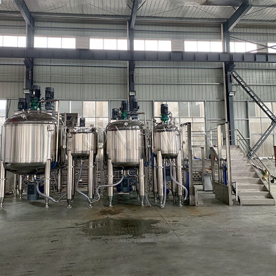 Industriële vacuümemulgeermesserauto Tandpasta-zalfmachine