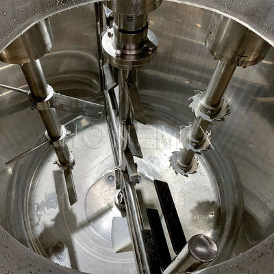 Industriële vacuümemulgeermesserauto Tandpasta-zalfmachine