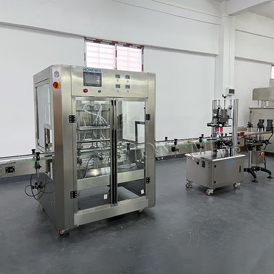 220V sausfles vloeistof vulmachines PLC-controle lekbestendig ontwerp
