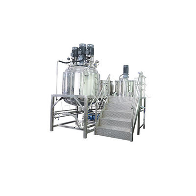 Vaste vacuümemulgator 1000L tandpasta-machine 5,5 kW