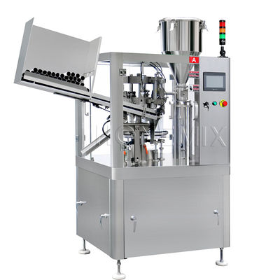 Automatische verticale aluminiumbuis-vouwmachine voor het vullen van handcrème