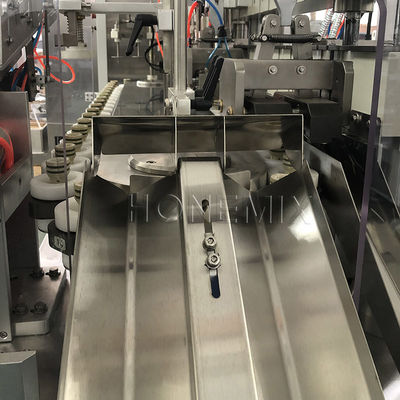 Automatische hogesnelheidspakketmachine met twee koppen voor het vullen van buizen