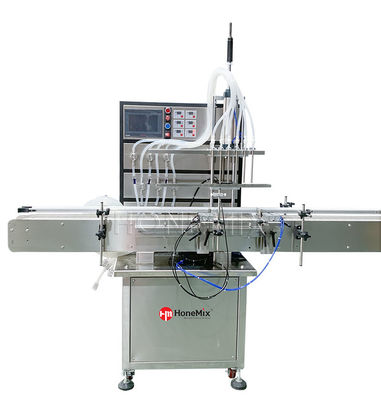 Haarolie 6 sproeiers Vloeibare magnetische pomp vulmachine