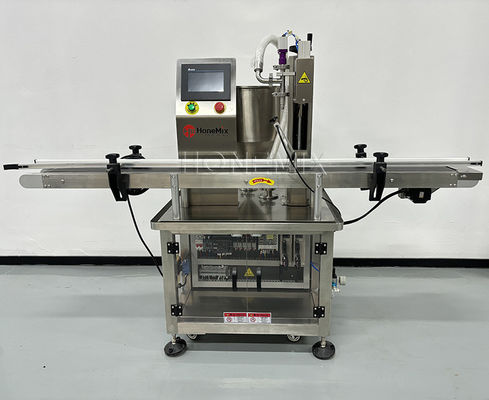 Automatische Servo-vulmachine met een spuitstuk, een tandwielpomp, een vloeibare toner
