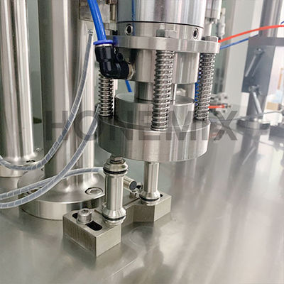 Semi-automatische haargel vulmachine vochtinbrengende spray aerosol vulmachine