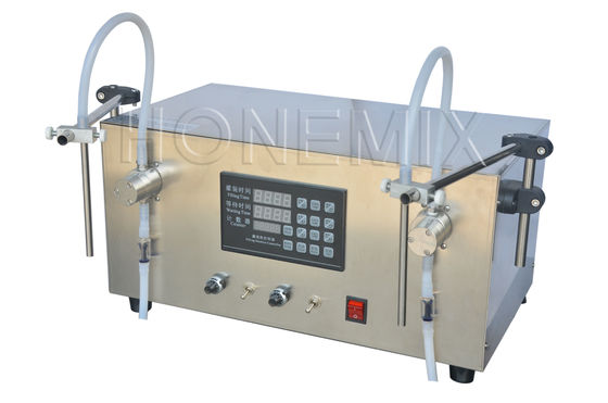 Kleine flessenvulmachine Doppelkop wasmiddel vulmachine